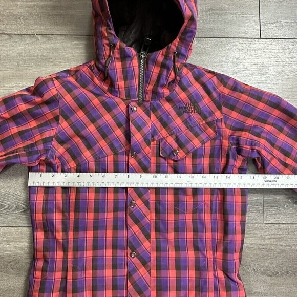 The North Face Jacket Size XS Cryptic Recco HyVent Plaid Ski Board Coat - Picture 9 of 10